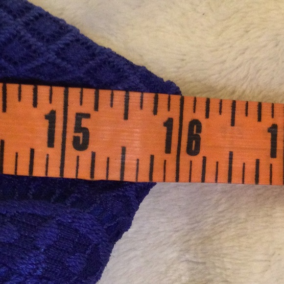 B Darlin Royal Blue Lace Midi Dress - Picture 3 of 10